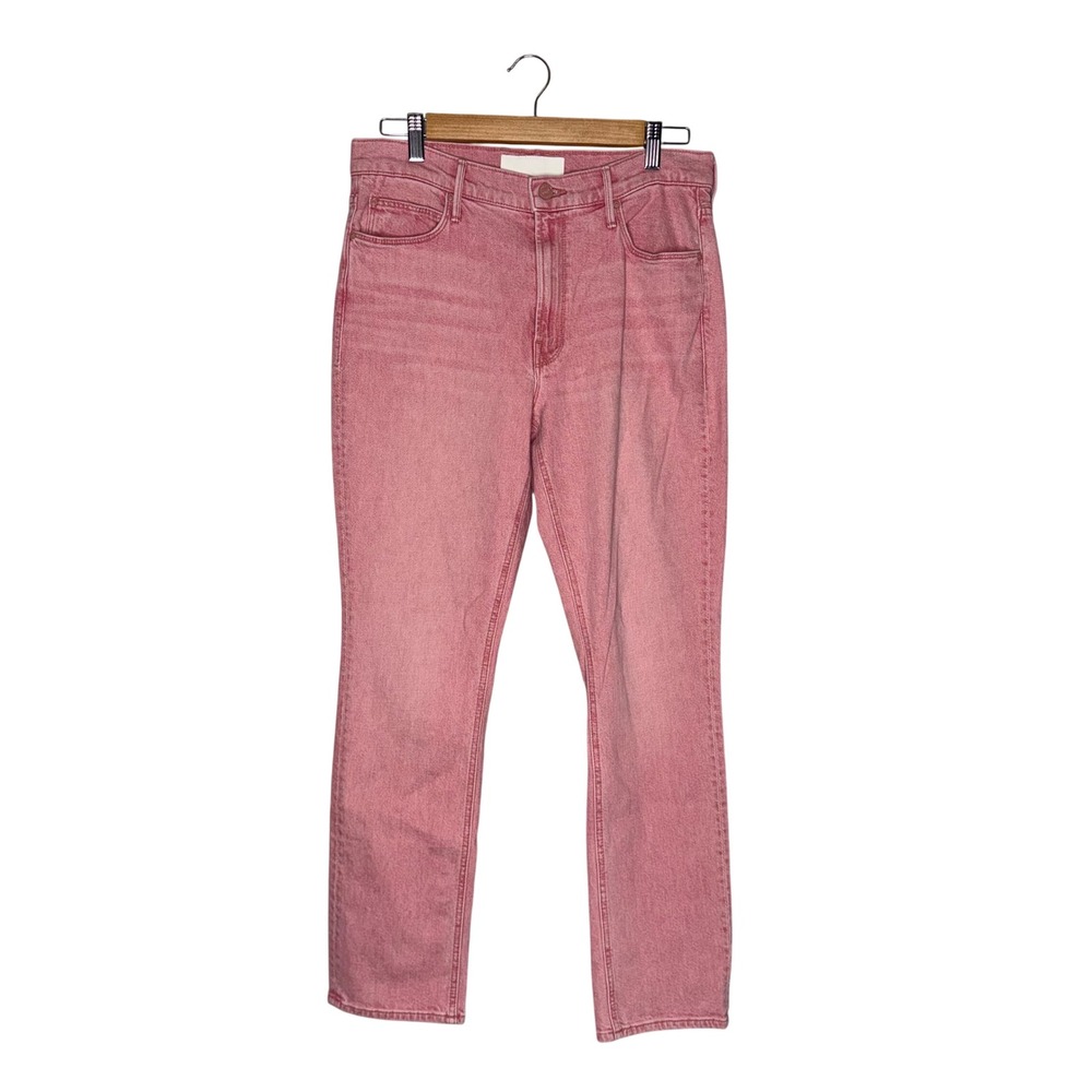 MOTHER Superior The‎ Mid Rise Dazzler Ankle Jeans Womens 30 Pink Twice As Nice